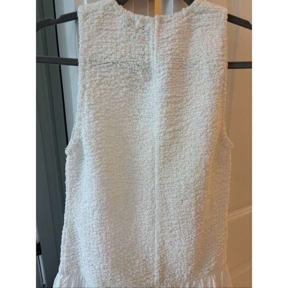 NWOT ZARA ⭐️VIRAL⭐️ WHITE SLEEVELESS BALLOON POPLIN DRESS Sz Sm $118 - Picture 8 of 9